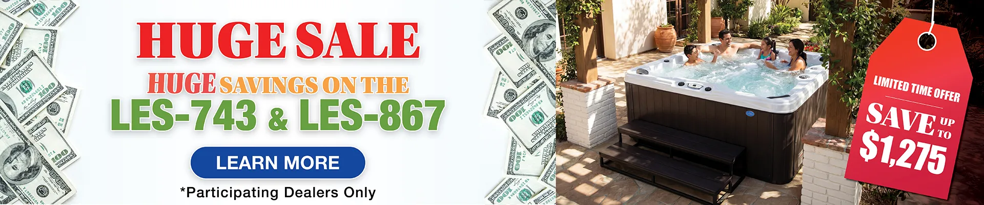 Calspas hot tub being used in a family setting - Gladstone